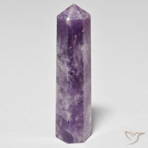 Lepidolite Violeta intenso medio natural de 23.59 ct, Elegante, Opaco
