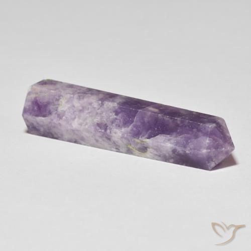 Lepidolite Violeta intenso medio natural de 23.59 ct, Elegante, Opaco