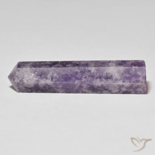 27.55ct Natural Violeta oscuro Lepidolite, Elegante, Opaco