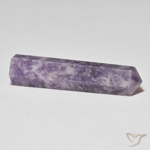 Lepidolite Violeta oscuro natural de 27.55 ct, Elegante, Opaco