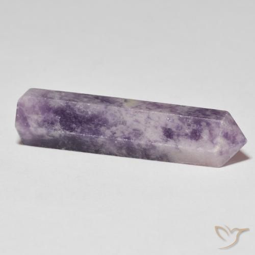 Lepidolite Violeta intenso medio natural de 24.83 ct, Elegante, Opaco