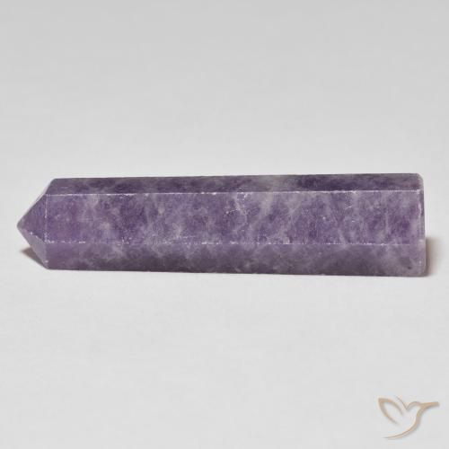 Lepidolite Violeta intenso medio natural de 26.71 ct, Elegante, Opaco