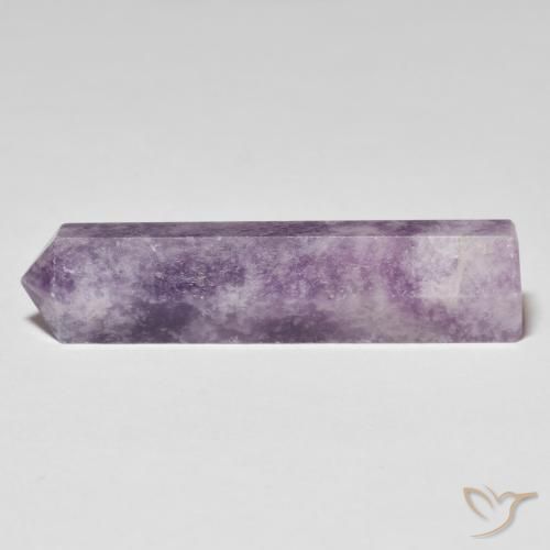 Lepidolite Violeta intenso medio natural de 26.63 ct, Elegante, Opaco