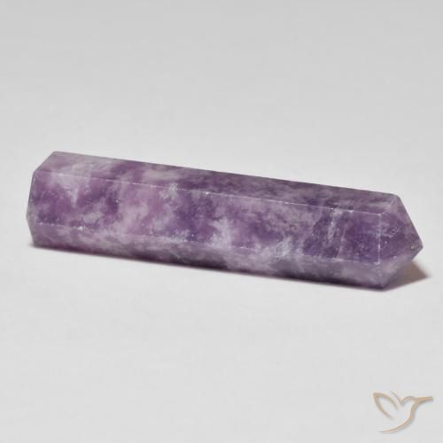 Lepidolite Violeta intenso medio natural de 26.63 ct, Elegante, Opaco