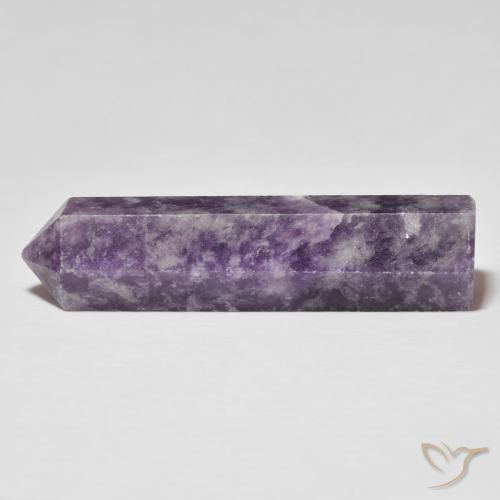 33.05ct Natural Violeta oscuro Lepidolite, Elegante, Opaco