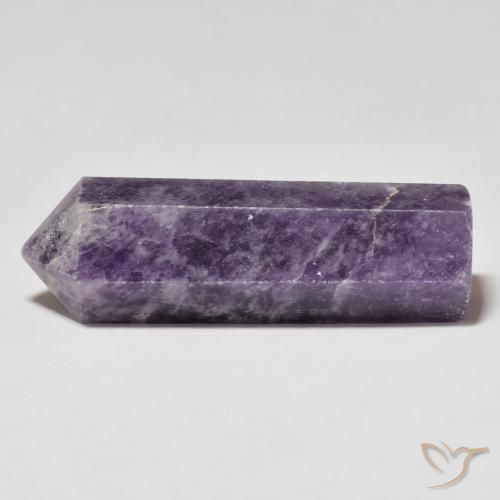 Lepidolite Violeta malva natural de 32.08 ct, Elegante, Opaco