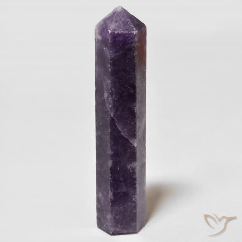 24.60ct Natural Violeta oscuro Lepidolite, Elegante, Opaco