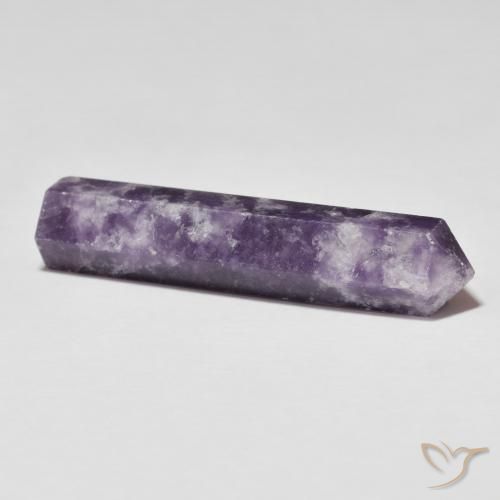 Lepidolite Violeta oscuro natural de 24.60 ct, Elegante, Opaco
