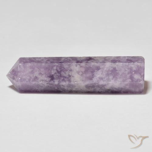 Lepidolite Violeta intenso medio natural de 28.79 ct, Elegante, Opaco