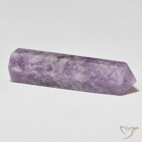 Lepidolite Violeta intenso medio natural de 28.79 ct, Elegante, Opaco