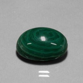 Malaquita verde natural de 22,99 ct, corte óvalo, opaco