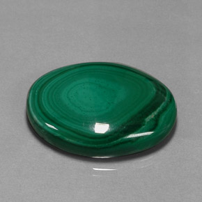 Malaquita verde natural de 47,62 ct, corte óvalo, opaco