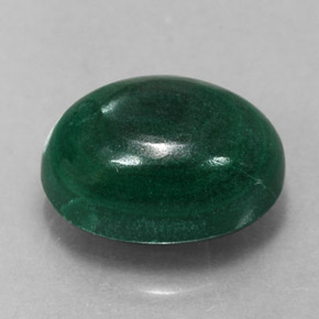 Malaquita verde natural de 2,02 ct, corte óvalo, opaco