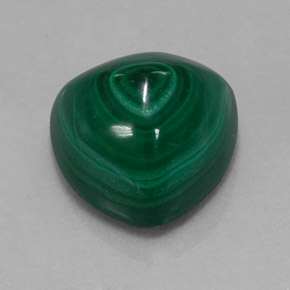Malaquita verde natural de 7,48 ct, trillón, opaco