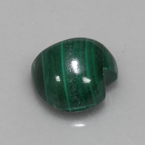 Malaquita verde natural de 6,26 ct, forma de corazón, opaco