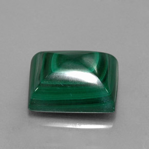 Malaquita verde natural de 9,15 ct, baguette, opaco