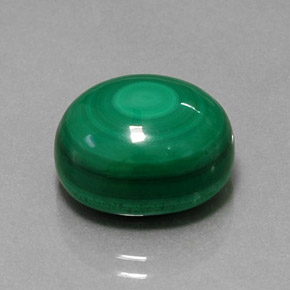 Malaquita verde natural de 15,46 ct, corte óvalo, opaco