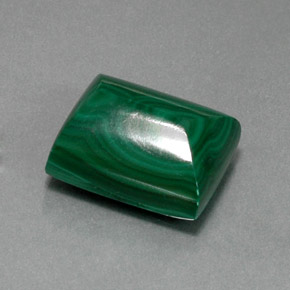 Malaquita verde natural de 22,88 ct, baguette, opaco