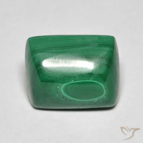 8.16ct Natural Verde Malaquita, Corte Baguette, Opaco