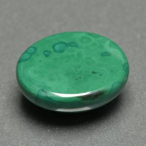 Malaquita verde natural de 5,08 ct, corte óvalo, opaco