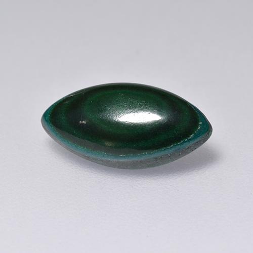 Malaquita Verde natural de 2.61 ct, Marquesa, Opaco