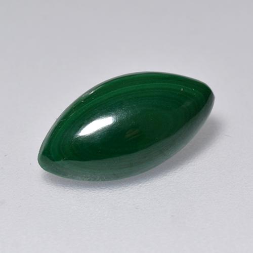 Malaquita verde natural de 2,05 ct, marquesa, opaco
