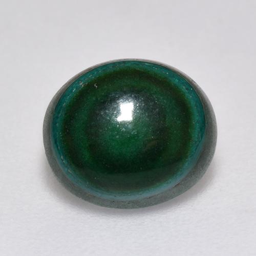 Malaquita verde natural de 2,18 ct, corte óvalo, opaco