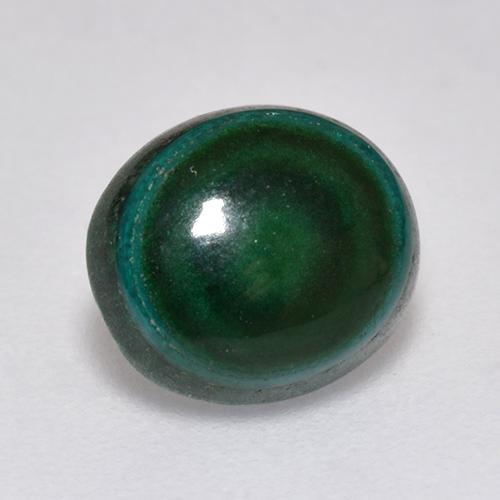 Malaquita verde natural de 2,18 ct, corte óvalo, opaco