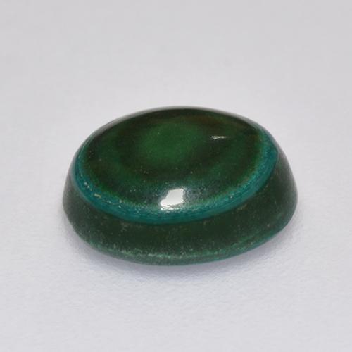 Malaquita verde natural de 2,18 ct, corte óvalo, opaco