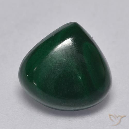 4.40ct Natural Verde pino Malaquita, En forma de pera, Opaco