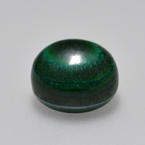 Malaquita verde natural de 2,33 ct, corte óvalo, opaco