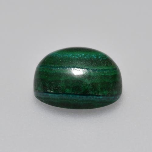 Malaquita verde natural de 2,33 ct, corte óvalo, opaco