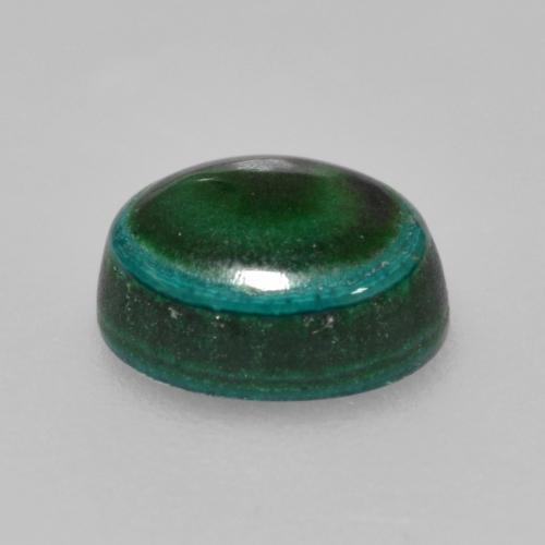 Malaquita verde natural de 1,42 ct, corte óvalo, opaco