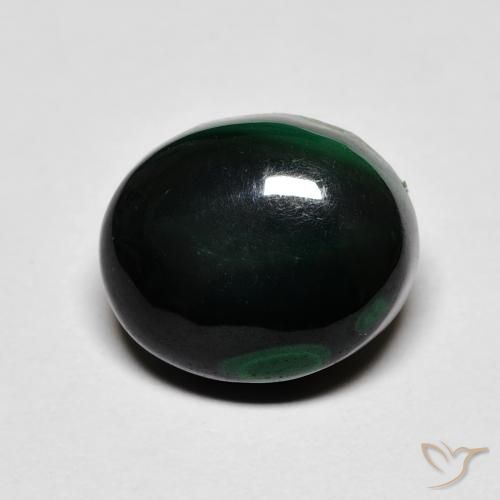 7.96ct Natural Verde Malaquita, Ovalada, Opaco