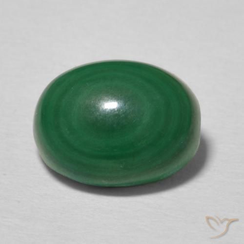 2.93ct Natural Verde medio Malaquita, Ovalada, Opaco