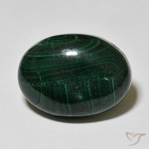 29.26ct Natural Verde multicolor Malaquita, Ovalada, Opaco