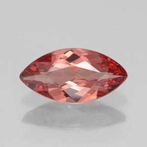 granate malayo Cuarzo Rosa natural de 2.23 ct, Marquesa, VVS