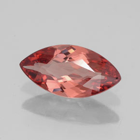 granate malayo Cuarzo Rosa natural de 2.23 ct, Marquesa, VVS