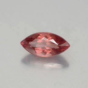 Granate malayo rosa natural de 1,48 ct, marquesa, VS