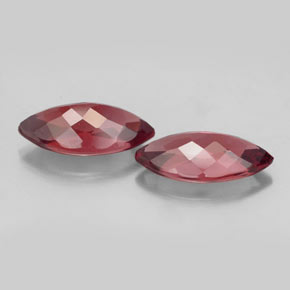 Gemas de granate malayo rosa natural de  ct, marquesa, VVS-VS