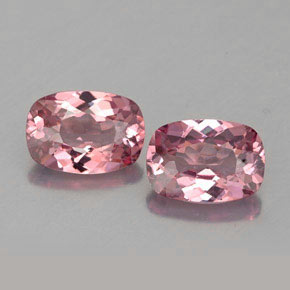 Gemas de granate malayo Rosado natural de  ct, Corte Cojín, VVS