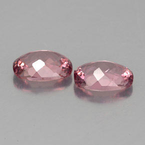 Gemas de granate malayo Rosado natural de  ct, Corte Cojín, VVS