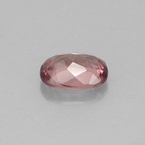 Granate malayo rosa natural de 1,01 ct, corte cojín, VS