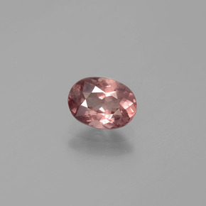 granate malayo Cuarzo Rosa natural de 1.09 ct, Corte Óvalo, VS-SI