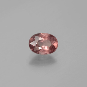 granate malayo Cuarzo Rosa natural de 1.09 ct, Corte Óvalo, VS-SI