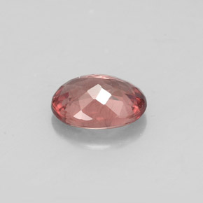 Granate malayo rosa natural de 1,08 ct, corte óvalo, VS