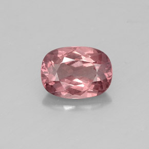 granate malayo Cuarzo Rosa natural de 1.10 ct, Corte Cojín, VS
