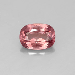 Granate malayo rosa natural de 1,12 ct, corte cojín, VS-SI