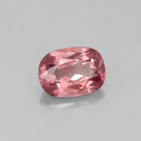 Granate malayo rosa natural de 1,12 ct, corte cojín, VS-SI