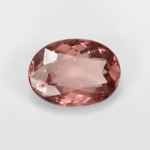 Granate malayo rosa natural de 1,14 ct, corte óvalo, VS